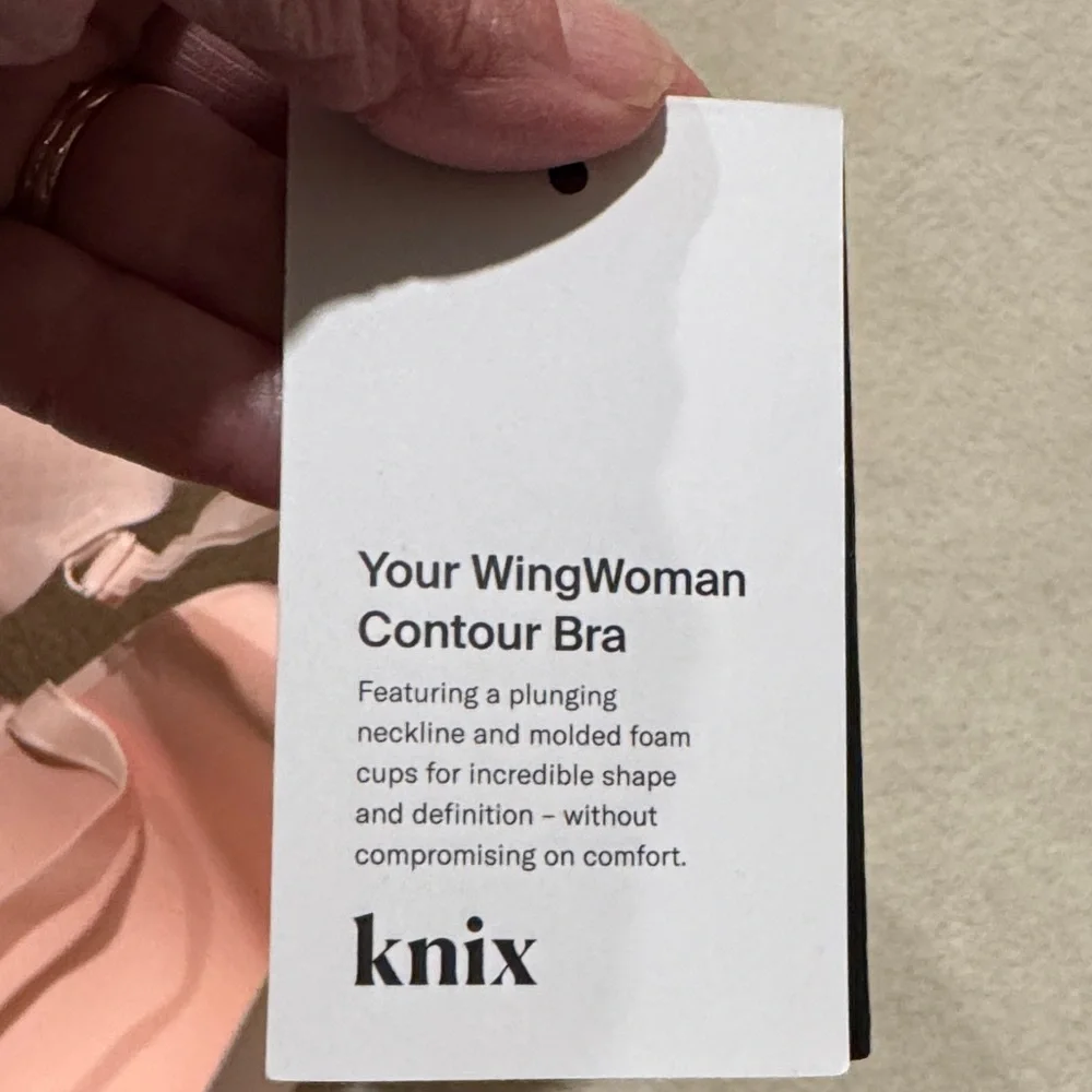 NEW Knix Wing Woman Contour Bra Size 46E NWT. Blush tone. - Picture 7 of 10